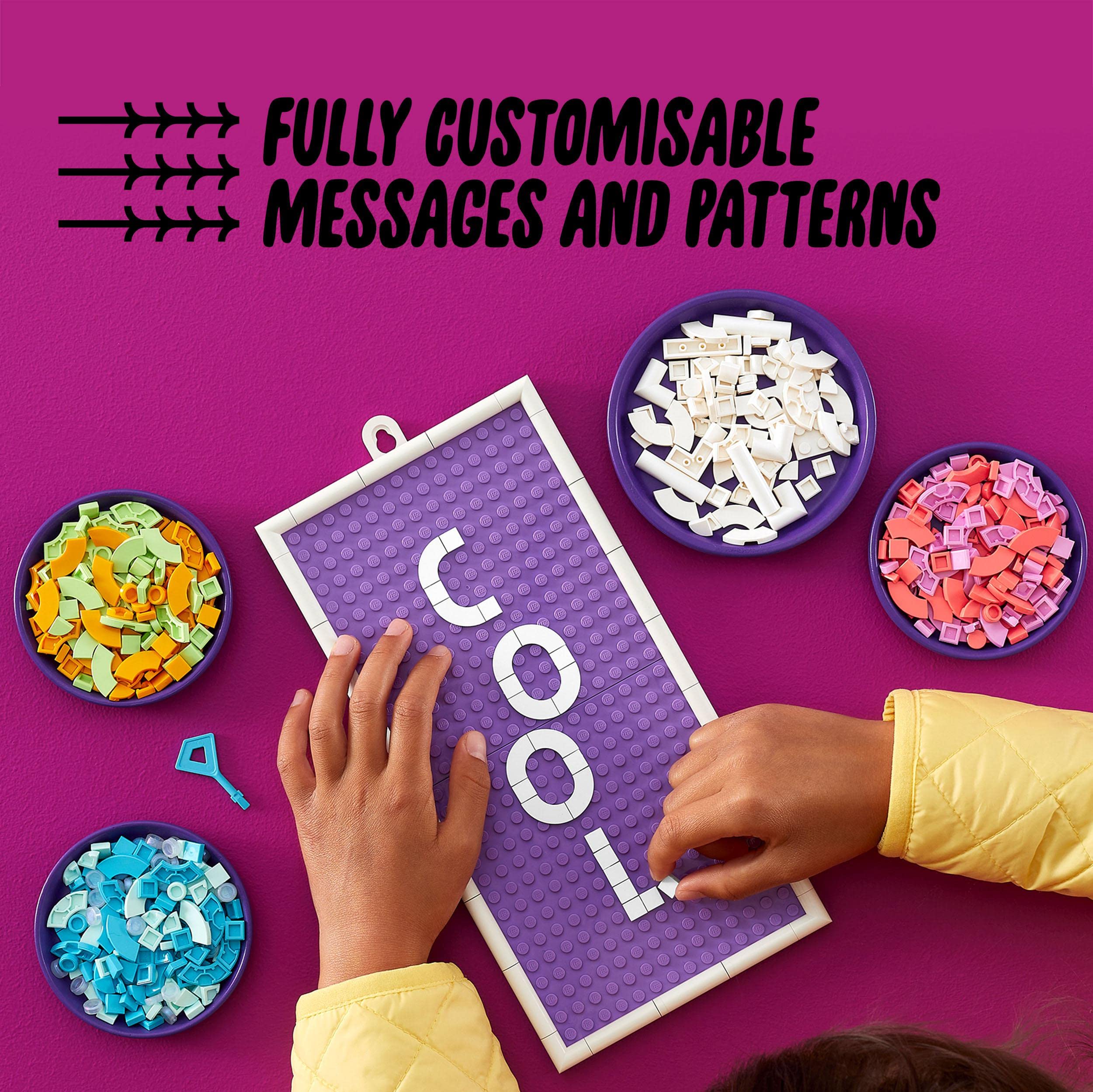 LEGO 41951 DOTS Message Board, Customisable Notice Boards, Bedroom
